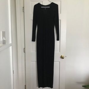 Black Floor Length Dress